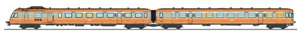 REE Modeles NW-166 - French RGP Railcar 1 orange / Grey, ALPAZUR, Era IV-V XBD 2729 + Car XRABx-7729 LYON-VAISE